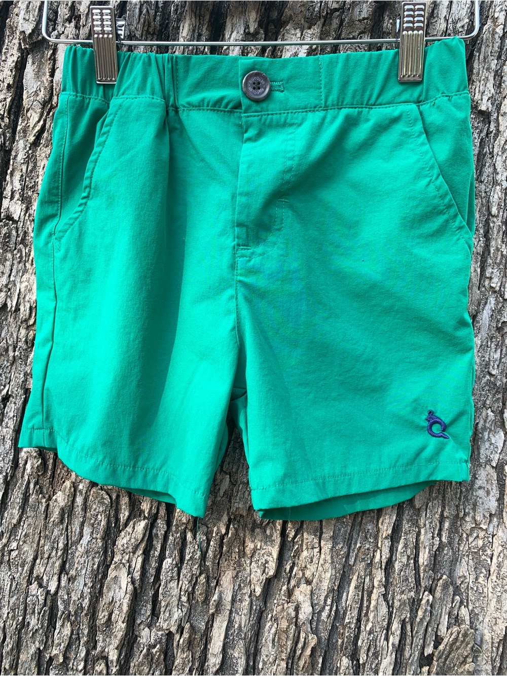 Blue Q Girls' Bright Green UPF50+ Shorts